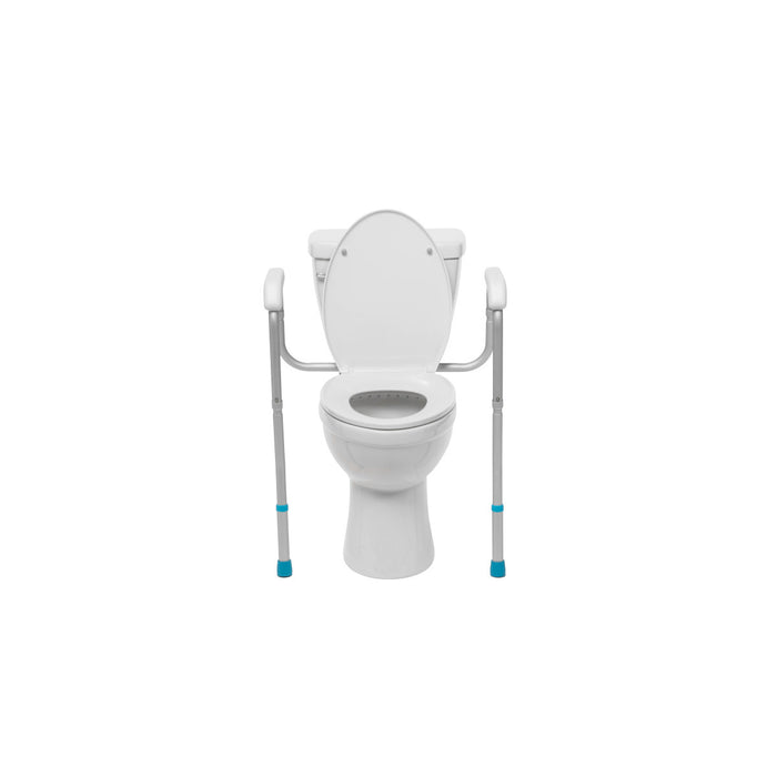 Drive Medical AquaSense Adjustable Toilet Safety Rails, to Floor — 770-665