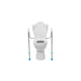 Drive Medical AquaSense Adjustable Toilet Safety Rails, to Floor — 770-665