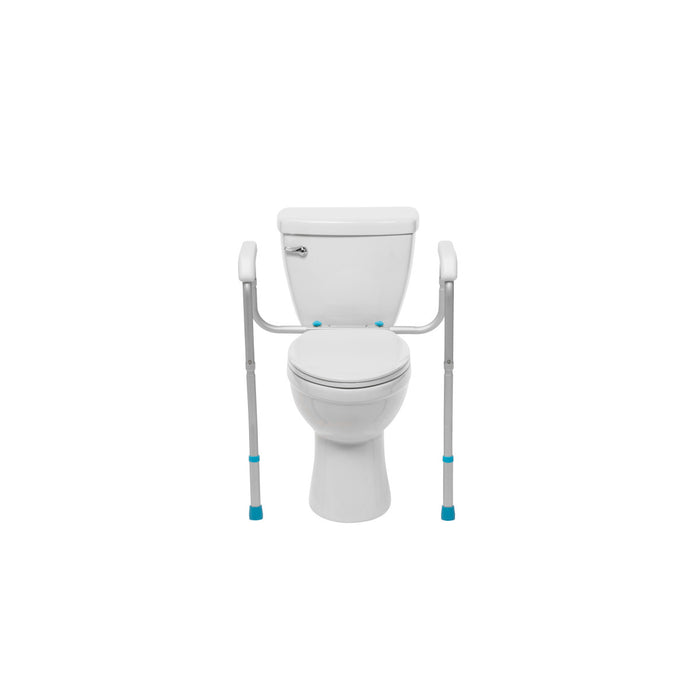 Drive Medical AquaSense Adjustable Toilet Safety Rails, to Floor — 770-665