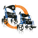 Drive Medical Hugo Navigator Side-Folding Rolling Walker & Transport Chair — 793-943
