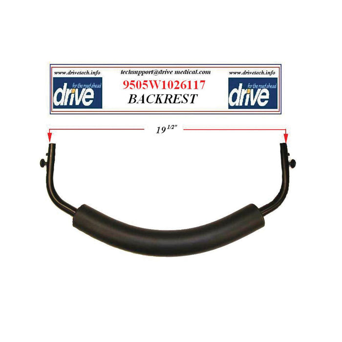 Drive Medical Backrest for Rollators created — 9501A79501