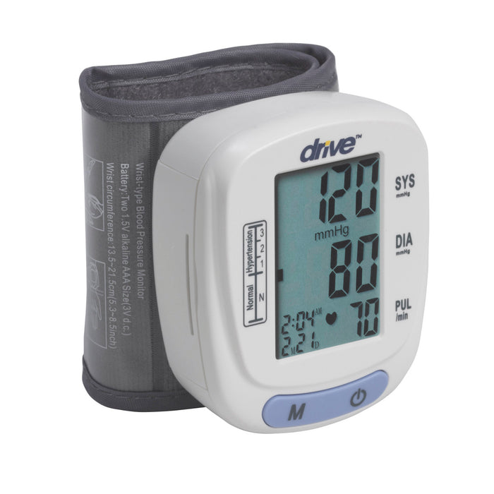 Drive Medical Automatic Blood Pressure Monitor, Wrist Model — BP2116