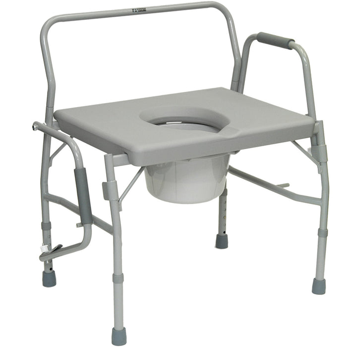 Drive Medical ProBasics Bariatric Drop-Arm Commode, — BSBDAC