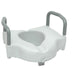 Drive Medical ProBasics Raised Toilet Seat with Lock and Arms, — BSRTSLA