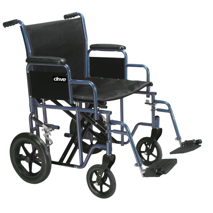Drive Medical Bariatric Steel Transport Chair — BTR20-B