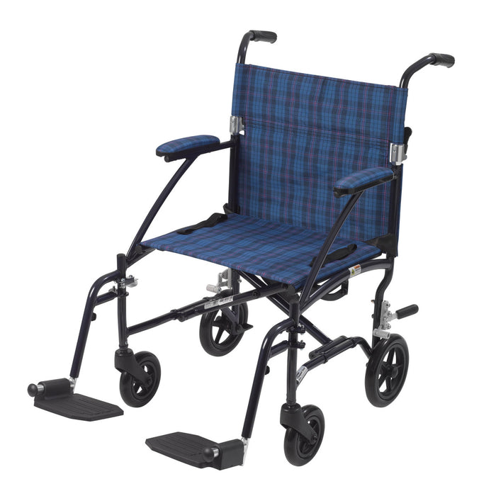 Drive Medical Fly-Lite Aluminum Transport Chair — DFL19-BL