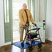 Drive Medical Carex Rolling Walker - Burgundy — Case Of 2 — FGA22200 0000