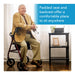 Drive Medical Carex Rolling Walker - Burgundy — Case Of 2 — FGA22200 0000