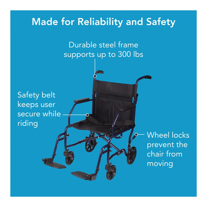 Drive Medical TRANSPORT CHAIR           CP:1 — FGA33677 0000