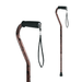 Drive Medical Carex Designer Offset Cane - Bronze — Case Of 4 — FGA51700 BRNZ