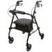 Drive Medical Carex Step 'N Rest Aluminum Rollator, Black — FGA62200 0000