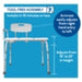 Drive Medical Carex Shower Transfer Bench — FGB15300 0000