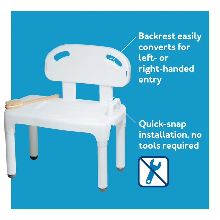 Drive Medical Carex Universal Transfer Bench, Each — FGB170C0 0000