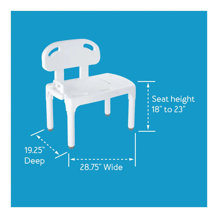 Drive Medical Carex Universal Transfer Bench, Each — FGB170C0 0000