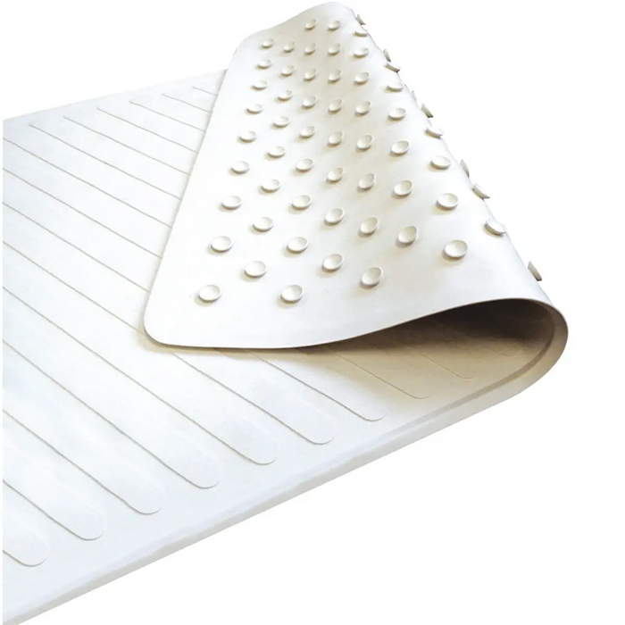 Drive Medical Carex Nonslip Bath Mat For Bathtubs, White — FGB21600 0000