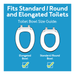 Drive Medical Carex E-Z Lock Raised Toilet Seat W/ Adjustable Armrests — FGB30300 0000