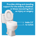 Drive Medical Carex Toilet Seat Elevator - Elongated — FGB30600 0000
