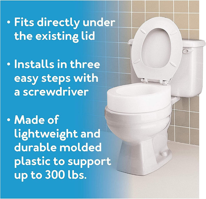 Drive Medical Carex Toilet Seat Elevator - Standard — FGB30700 0000