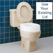 Drive Medical Carex Toilet Seat Elevator - Standard — FGB30700 0000