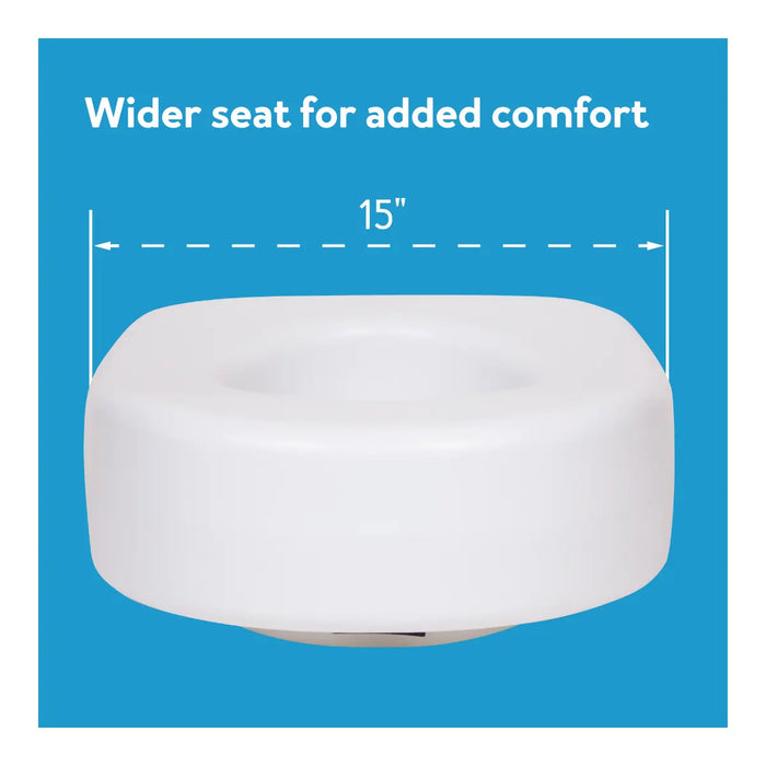 Drive Medical Carex Raised Toilet Seat — FGB31000 0000