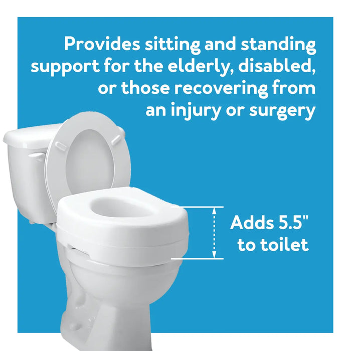 Drive Medical Carex Raised Toilet Seat — FGB31000 0000