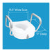 Drive Medical Carex E-Z Lock Raised Toilet Seat w/ Armrests — FGB311C0 0000