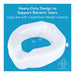 Drive Medical Carex Safe Lock Raised Toilet Seat — FGB31300 0000