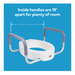 Drive Medical Carex Toilet Seat Elevator with Handles - Elongated — FGB31600 0000