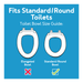 Drive Medical Carex Toilet Seat Elevator with Handles - Standard — FGB31700 0000