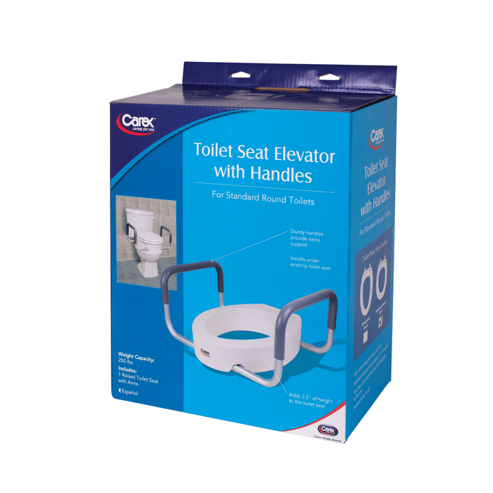 Drive Medical Carex Toilet Seat Elevator with Handles - Standard — FGB31700 0000