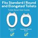Drive Medical Carex Classics Raised Toilet Seat with Armrests — FGB31877 0000