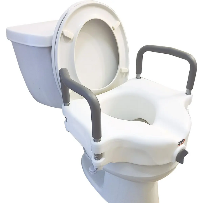 Drive Medical Carex Classics Raised Toilet Seat with Armrests — FGB31877 0000