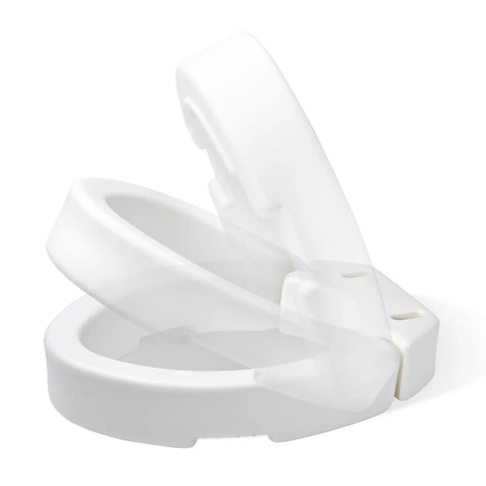 Drive Medical Carex Hinged Toilet Seat Riser  Standard — Case Of 3 — FGB32200 0000