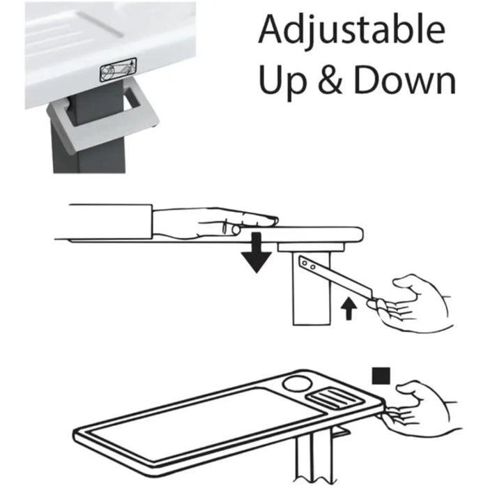 Drive Medical Carex Overbed Table With Wheels — FGP56700 0000