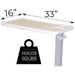 Drive Medical Carex Overbed Table With Wheels — FGP56700 0000