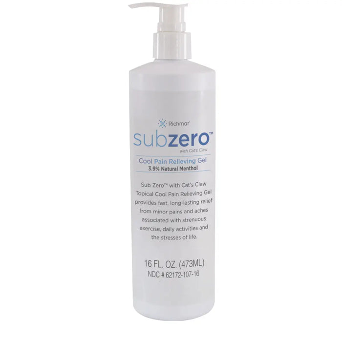 Drive Medical Sub Zero Cool Pain Relieving Gel, 16 oz. with Pump — LZ1665
