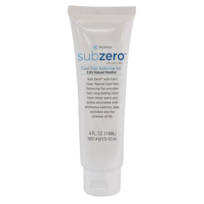 Drive Medical Sub Zero Cool Pain Relieving Gel, 4 oz Tube — LZ4045