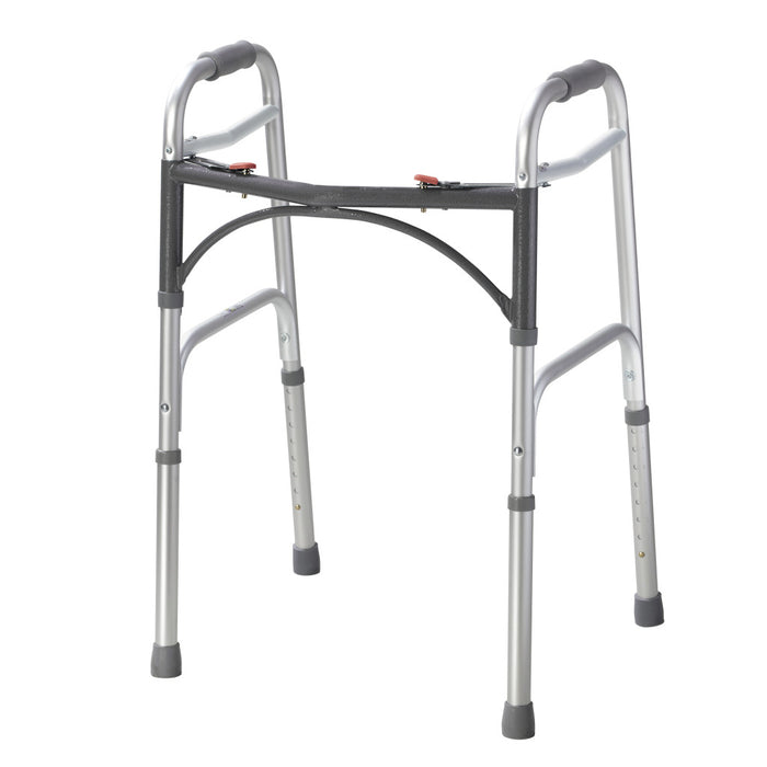 Drive Medical Deluxe Two-Button Folding Walker