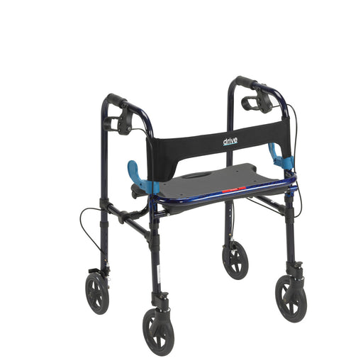 Drive Medical Clever-Lite Adult Walker with 8-Inch Casters - Adult - One walker