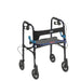 Drive Medical Clever-Lite Adult Walker with 8-Inch Casters - Adult - One walker