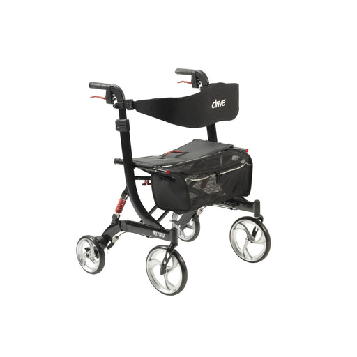 Drive Medical Nitro HD Rollator - Black