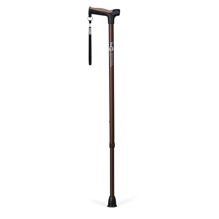 Drive Medical Hugo Ergonomic Derby Handle Cane - Cocoa