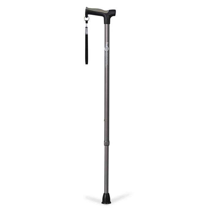 Drive Medical Hugo Ergonomic Derby Handle Cane - Smoke