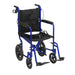 Drive Medical Lightweight Expedition Aluminum Transport Chair - Blue