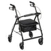 Drive Medical Aluminum Rollator with 6-Inch Casters