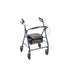 Drive Medical Steel Rollator with 6-Inch Wheels, Knockdown