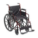 Drive Medical Rebel Wheelchair - 18 inch - Flame Red