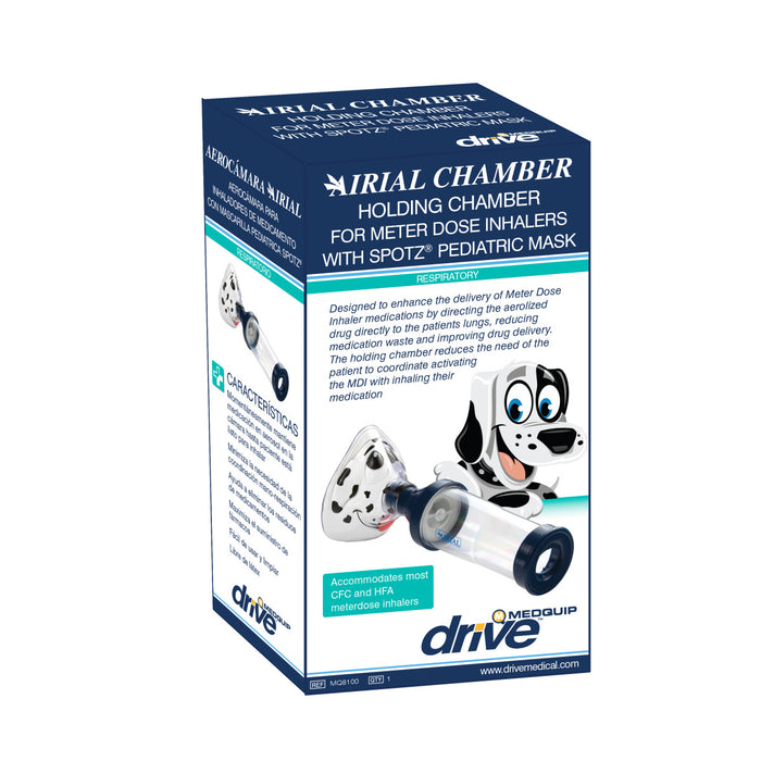 Drive Medical Airial Spotz® the Dog Mask with Meter Dose Inhaler Chamber — MQ8100