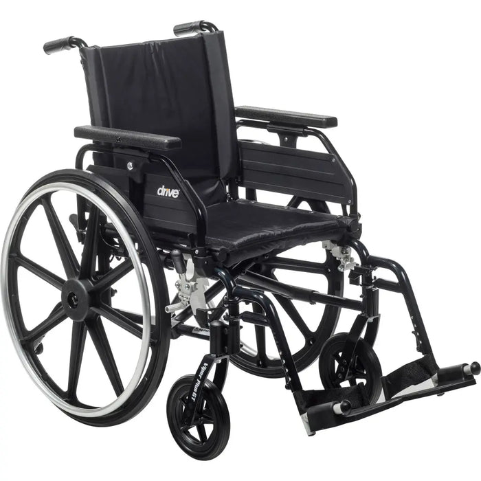 Drive Medical Viper Plus GT Wheelchair with Universal Armrests — PLA416FBUARAD-SF