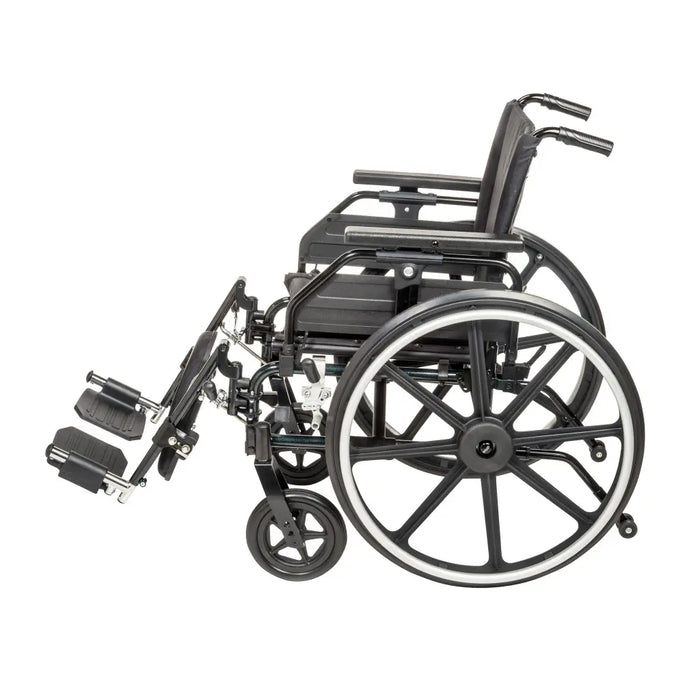 Drive Medical Viper Plus GT Wheelchair with Universal Armrests — PLA418FBUARAD-ELR